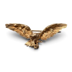 Broche Aigle en or