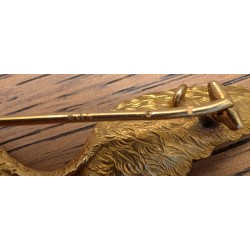 Broche Aigle en or