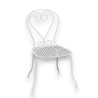 White wrought-iron VINCENNES chair from Moinat SA – Antiques and home décor
