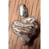 Pendentif Coeur bandé en argent 925