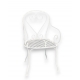 Fauteuil en fer forgé VICHY blanc