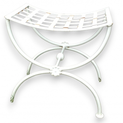  Tabouret en fer forgé de fabrication sur  Moinat SA  - Antiquités décoration