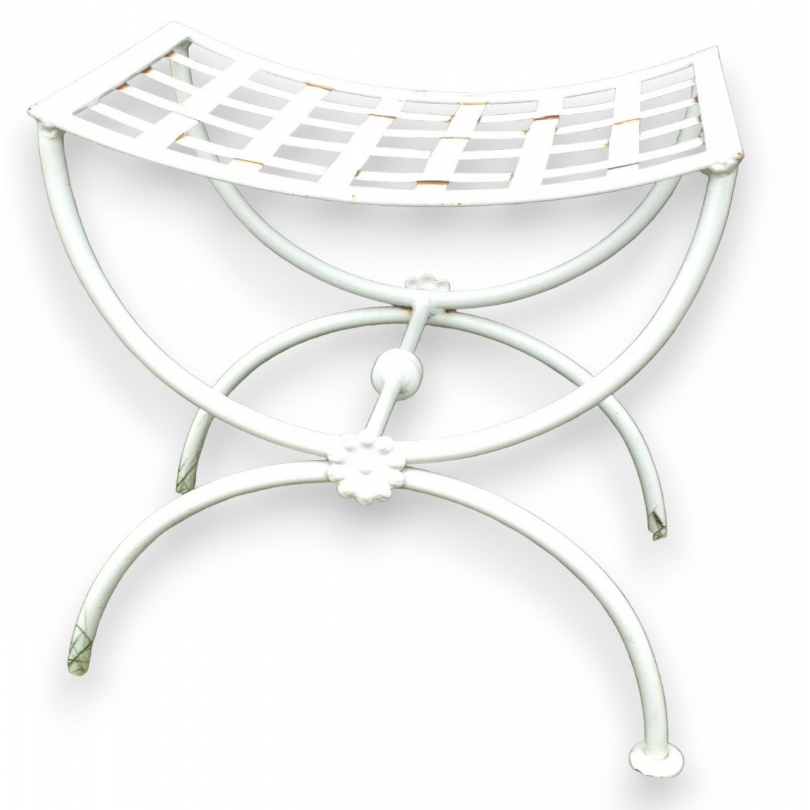  Tabouret en fer forgé de fabrication sur  Moinat SA  - Antiquités décoration