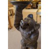 Sellette Ours en bois sculpté de Brienz