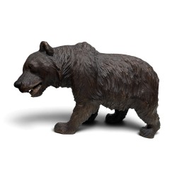 Ours marchant en bois sculpté de Brienz
