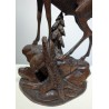 Bouquetin en bois sculpté de Brienz