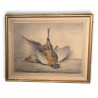 Dessin "Nature morte" signé X DE PORET
