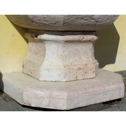 Pink marble wall fountain at  Moinat SA  - Antiques and home décor