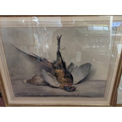 Dessin "Nature morte" signé X DE PORET