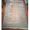 Tapis Bokhara fond rose