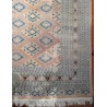 Tapis Bokhara fond rose