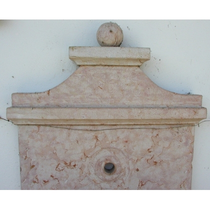 Pink marble wall fountain at  Moinat SA  - Antiques and home décor