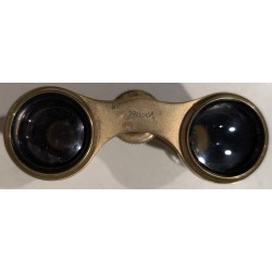 Paire de jumelles de théatre en laiton et nacre