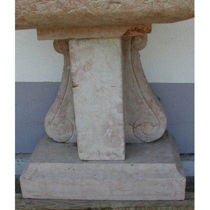 Pink marble wall fountain at  Moinat SA  - Antiques and home décor