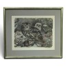 Gravure "Aire de Grands-ducs" signée HAINARD