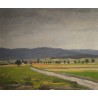 Tableau "Campagne genevoise" signé Chr ZWAHLEN