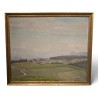 Tableau "Campagne genevoise" signé Chr ZWAHLEN