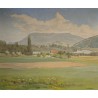 Tableau "Campagne genevoise" signé Chr ZWAHLEN