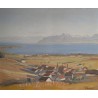 Tableau "Gilly" signé Chr ZWAHLEN
