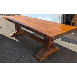 Grande table de monastère en chêne