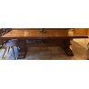 Grande table de monastère en chêne