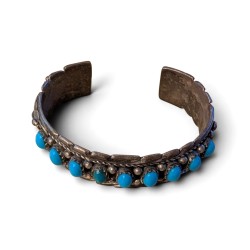 Bracelet en argent 925 et turquoise