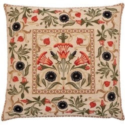 Coussin "Primrose" sur fond crème