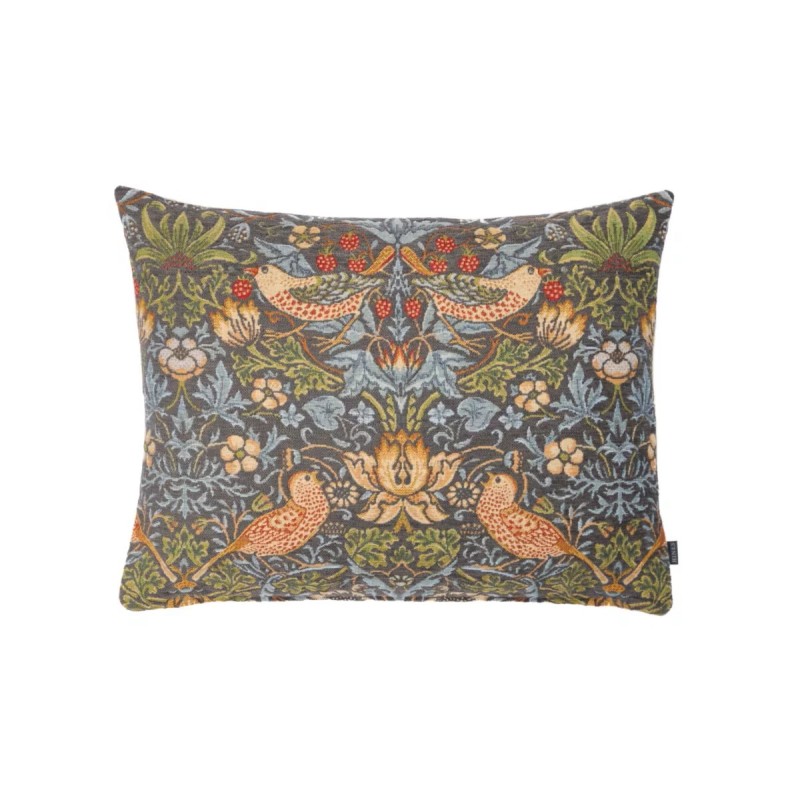 Coussin allongé "Strawberry thief"
