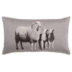 Coussin "Mouton et agneaux" Large