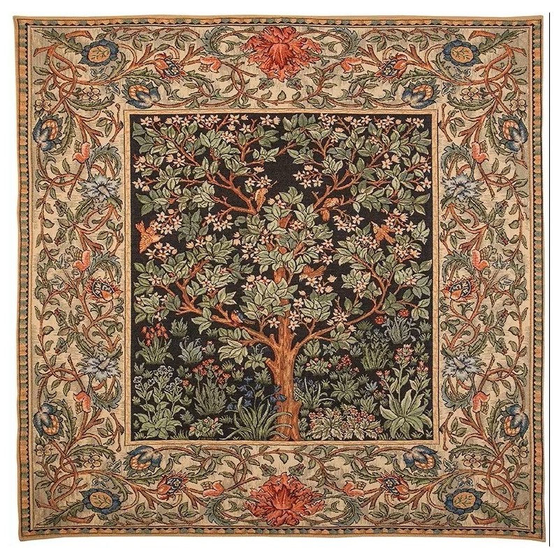 Plaid en laine Arbre de vie