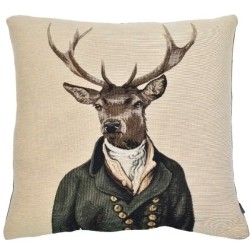 Coussin Cerf, beige
