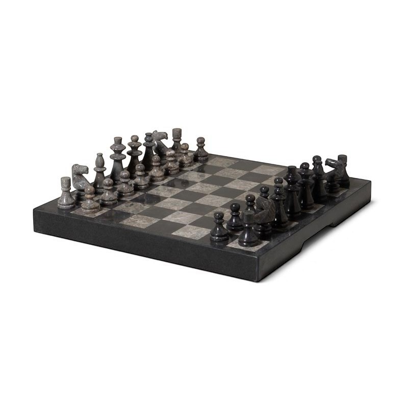 Jeu d\'échecs Signature en marbre
