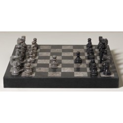 Jeu d\'échecs Signature en marbre