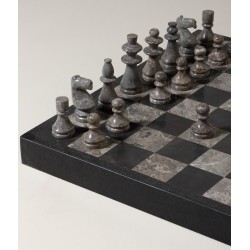 Jeu d\'échecs Signature en marbre