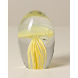 Presse-papier Méduse jaune