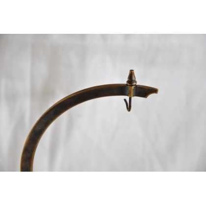 Wood and brass globe or watch stand at  Moinat SA  - Antiques and home décor