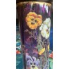 Vase LEGRAS en verre émaillé