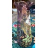 Paire de vase LEGRAS en verre émaillé