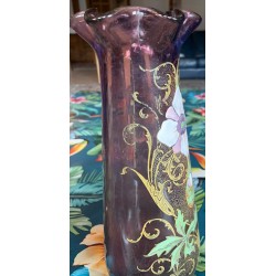 Paire de vase LEGRAS en verre émaillé
