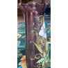 Paire de vase LEGRAS en verre émaillé
