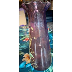 Paire de vase LEGRAS en verre émaillé