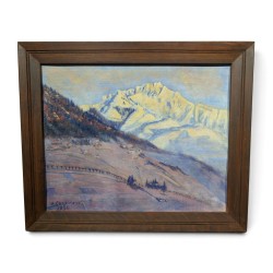 Tableau "Paysage" signé A. CARDINAUX 1936
