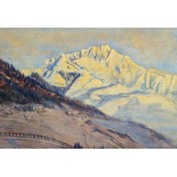 Tableau "Paysage" signé A. CARDINAUX 1936
