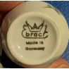 Paire de salières en porcelaine et argent 925