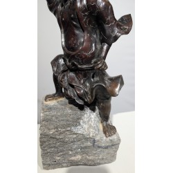 Bronze japonais "Pêcheur"