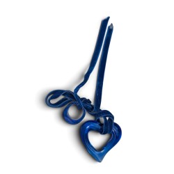 Collier Coeur en cristal bleu de BACCARAT