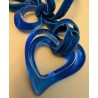 Collier Coeur en cristal bleu de BACCARAT
