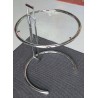 Table d'appoint E1027 ajustable chromée