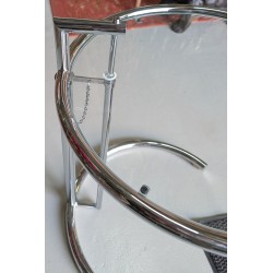 Table d'appoint E1027 ajustable chromée