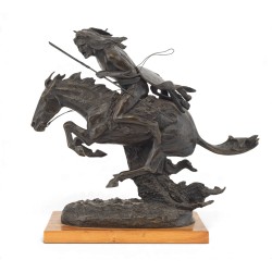 Bronze "The Cheyenne" signé REMINGTON